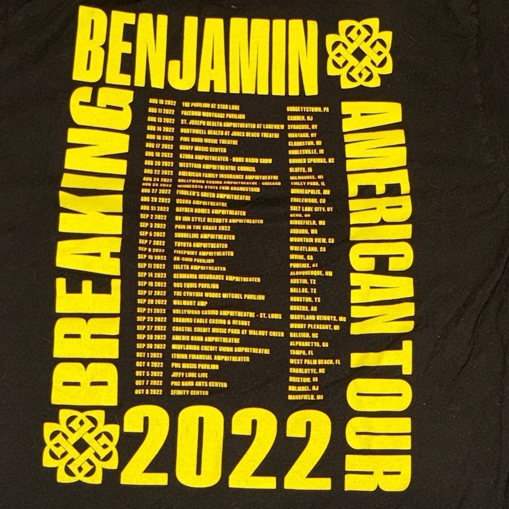 Breaking Benjamin large women men tshirt tee shirt  Graphic Tultex tour band t - Picture 5 of 8
